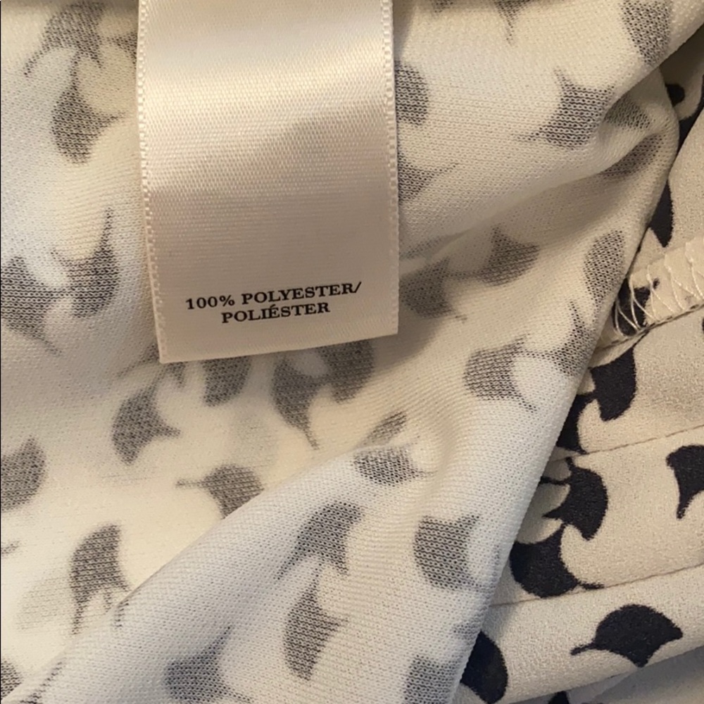 Patterned white & black blouse - Picture 5 of 5